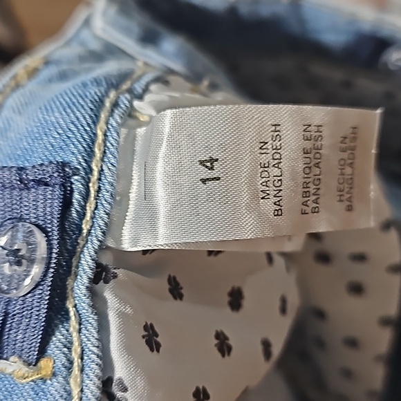 Lucky Brand Riley Shorts Size 14‎ Girls NWT - Picture 4 of 8